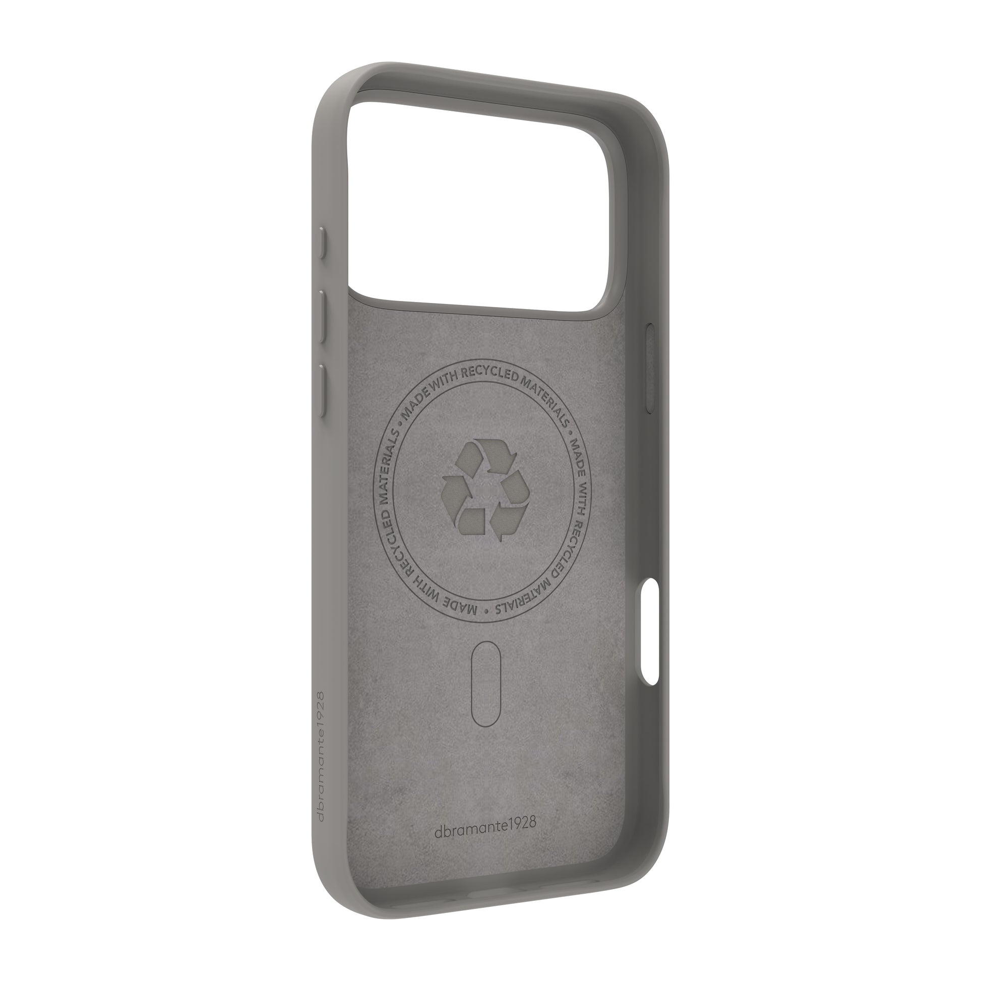 dbramante1928 Roskilde MS Kick ICON Backcover – für Apple iPhone 17 Pro Max – Hellgrau, bis 1,2 m sturzsicher