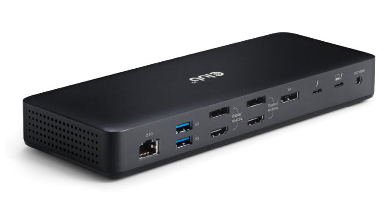 CLUB3D Club 3D CSV-1583 Dockingstation – Thunderbolt 4, 3× DP, 2× HDMI, 2× USB-A, USB-C, 2.5GbE, für Windows/Mac