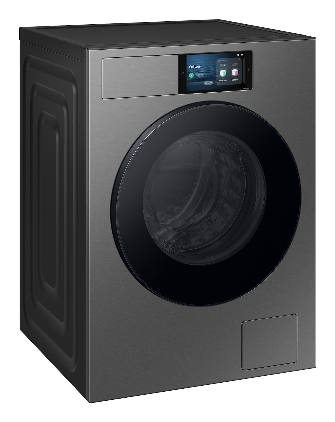 Samsung Waschmaschine 9 kg, silber, 60 × 85 × 60 cm – WF90F09C4SU5