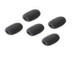 Zebra Mikrofon-Windschutz – für HS3000 – Schwarz – 5er-Pack
