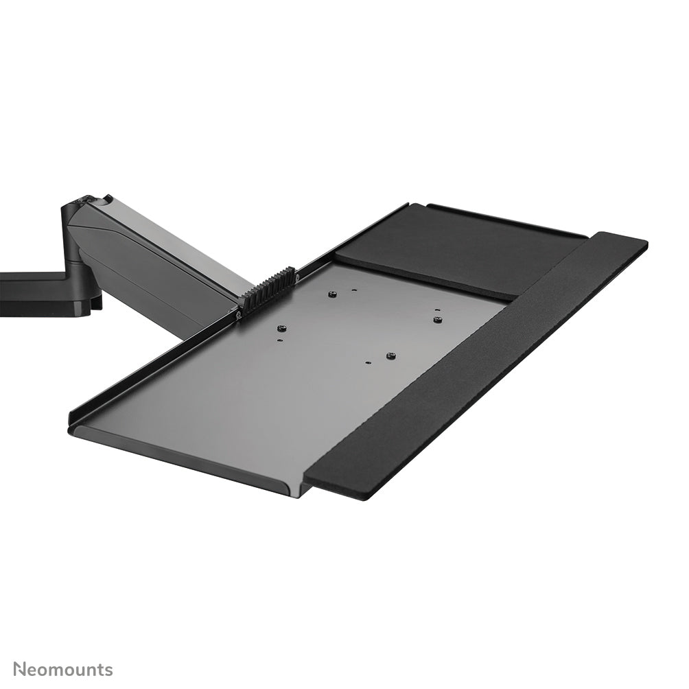 Neomounts WL90-325BL1 – Wandhalterung, bis 32", 1–9 kg, Gasfeder, Tastatur- & Mausplatte, Schwarz
