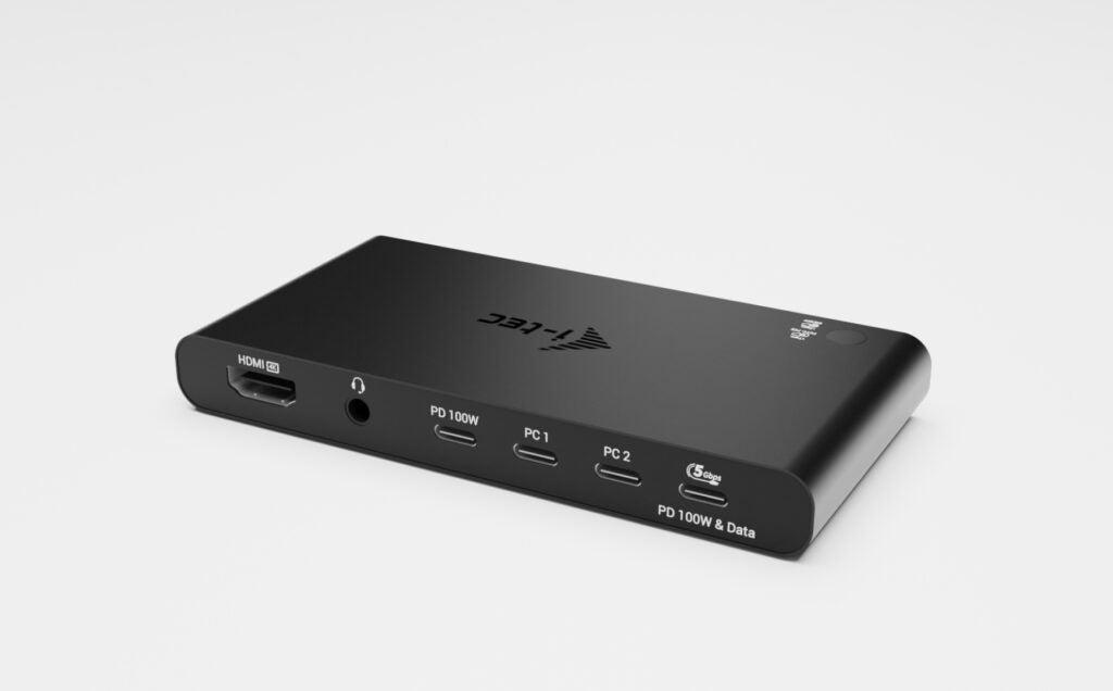 i-tec Dockingstation – USB-C, 1× HDMI, 2× USB-A, 7× USB-C, 100 W PD, 3,5 mm Audio, für Windows/Mac/ChromeOS