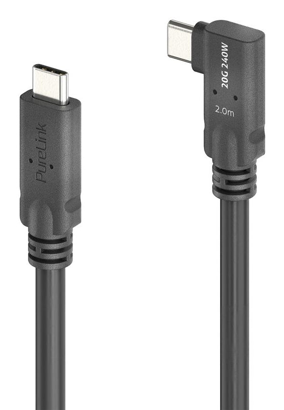 PureLink USB-Kabel, USB-C zu USB-C, 2 m, USB4, Lade-/Datenkabel