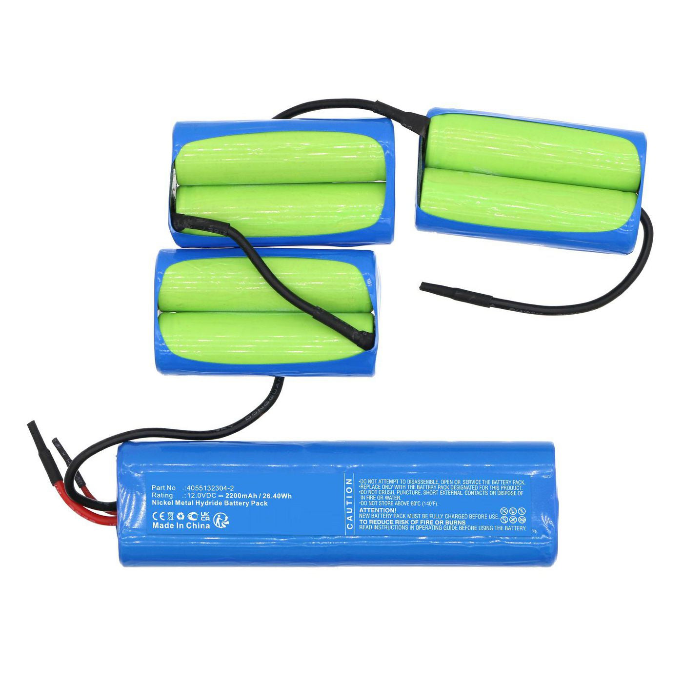 CoreParts Akku MBXVAC-BA0556 26,4 Wh (12 V, 2200 mAh) – für AEG
