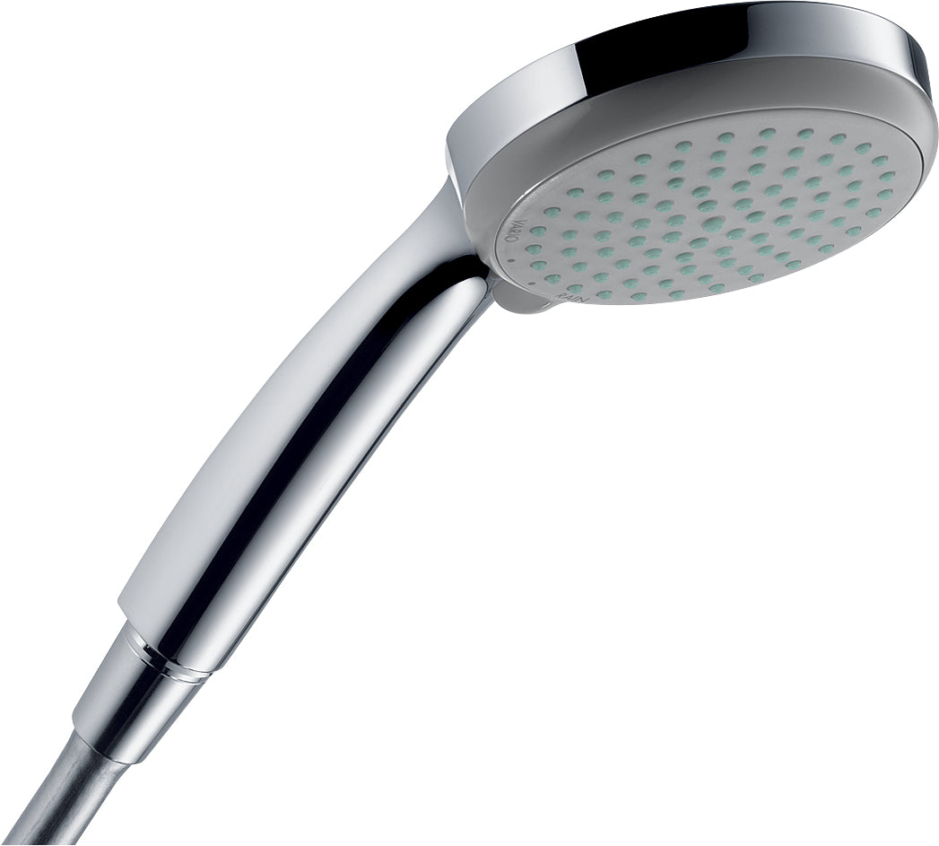 Hansgrohe Handbrause Croma 100 – 10×19.9×18.6 cm, Kunststoff, 4 Strahlarten, Chrom