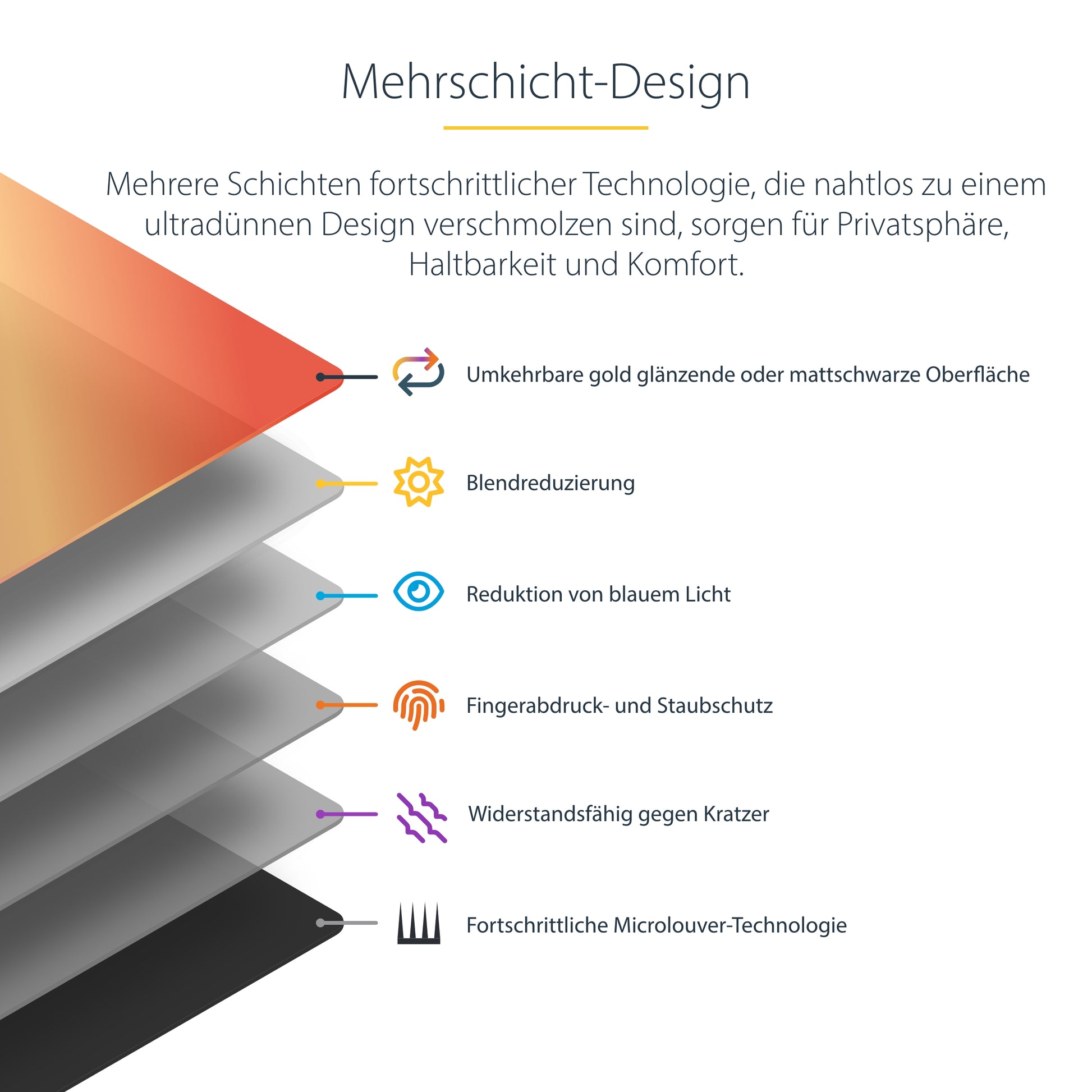StarTech.com Displayschutz für 15,6" Laptop – Gold