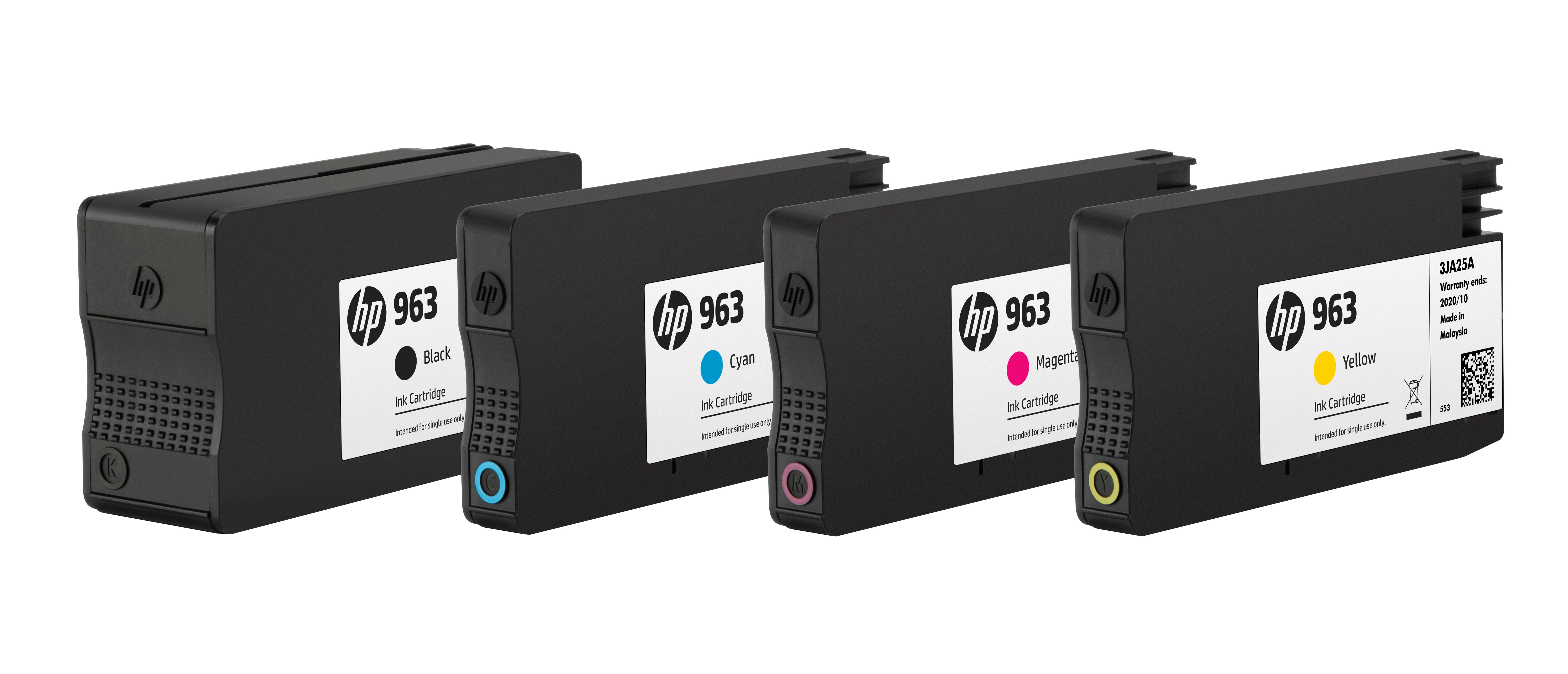 HP 963 Schwarz Tintenpatrone (Original) – 1000 Seiten – für HP OfficeJet Pro 9010/9012/9014 …