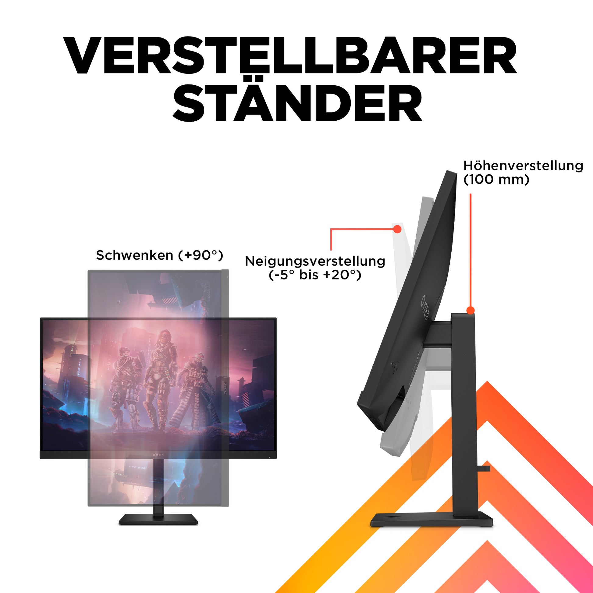 HP OMEN 32Q – Monitor, 32" 2560 × 1440 (WQHD), 165 Hz