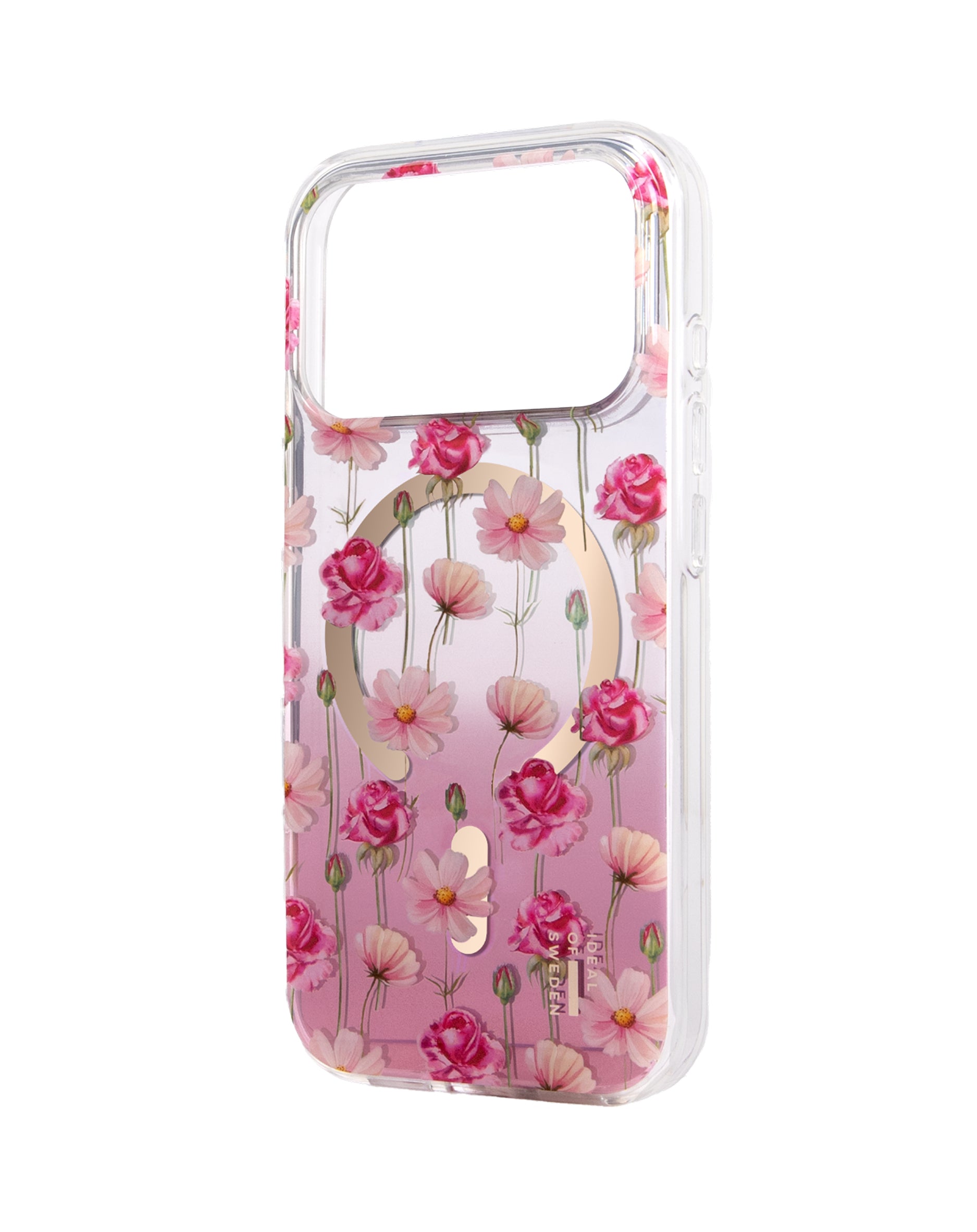 iDeal of Sweden Mirror Case – Backcover – für Apple iPhone 16, MagSafe, TPU, Rose Blush Floral