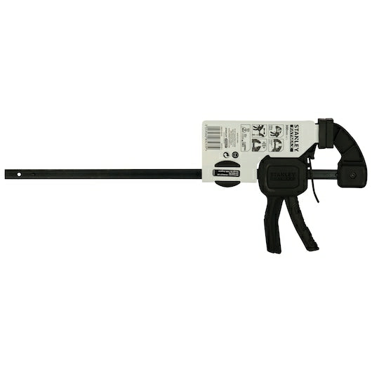 Stanley FATMAX Einhandzwinge Medium – Spannweite 300 mm, Schliesskraft 90 kg