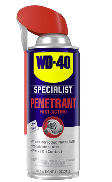 WD-40 Spezialist Rostlöser – transparent, wasserfest, für Rost, 400 ml, −20 bis +90 °C