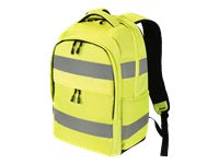 DICOTA HI-VIS P20471-01 – Freizeit-Rucksack – 25 l, rPET, gelb, Reflexstreifen