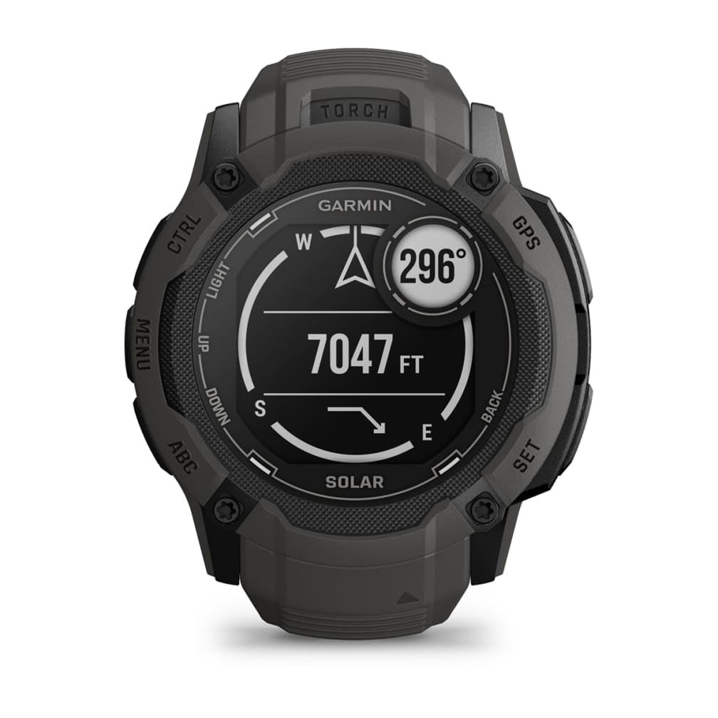 Garmin Instinct 2X Solar – GPS-Smartwatch – 50 mm, 1,1", GPS, MIP, Power Glass, 10 ATM, Graphit