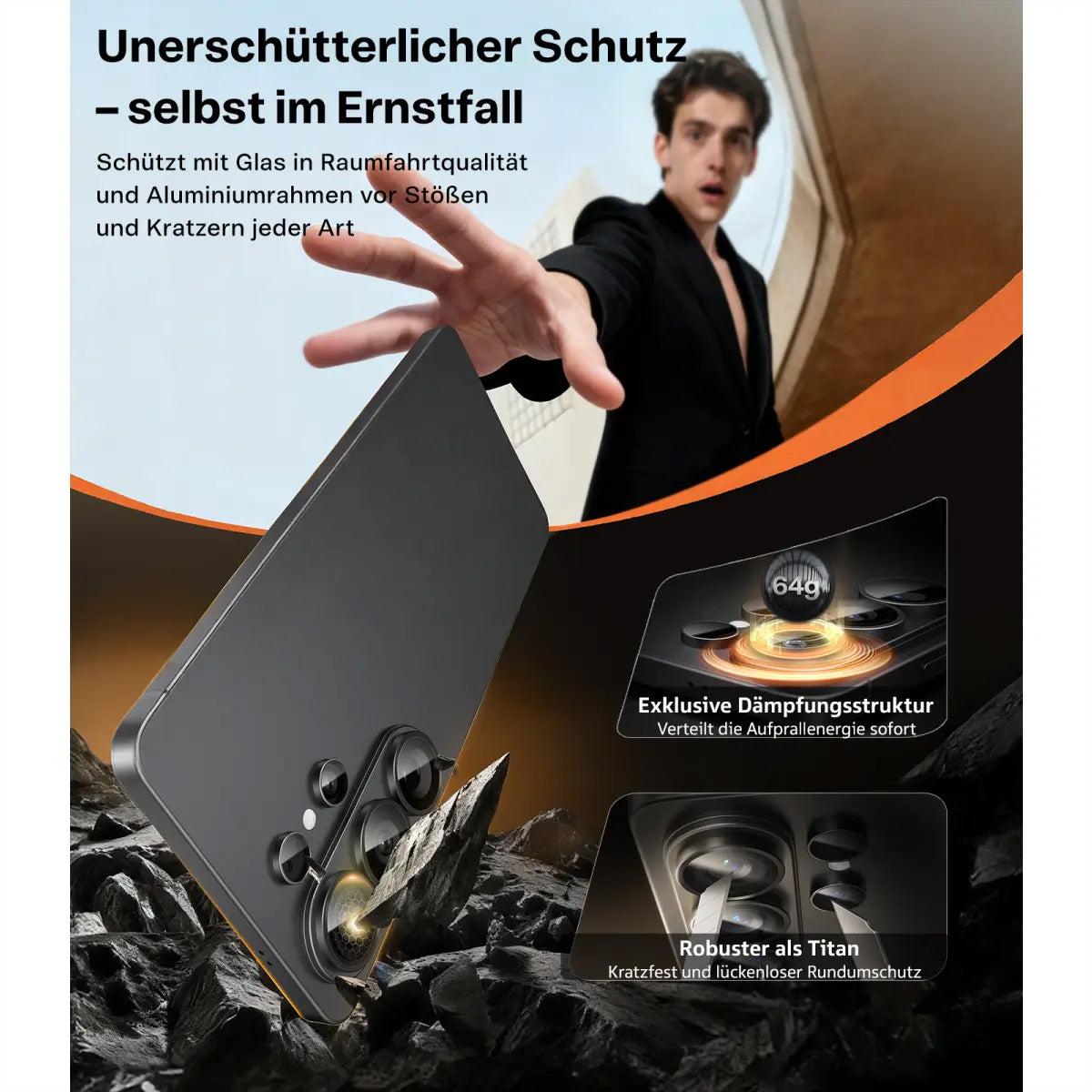 Torras Lensguard – Kameraabdeckung – Magnetverschluss, Aluminium – für Samsung Galaxy S26 Ultra