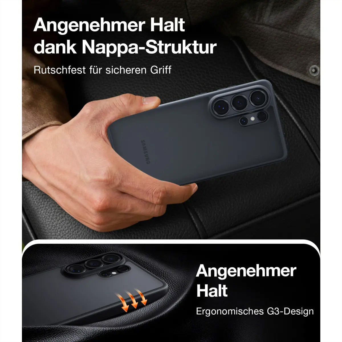 Torras Guardian Backcover – für Samsung Galaxy S26 Ultra, MagSafe, PC+TPU, schwarz, stoss- & kratzfest