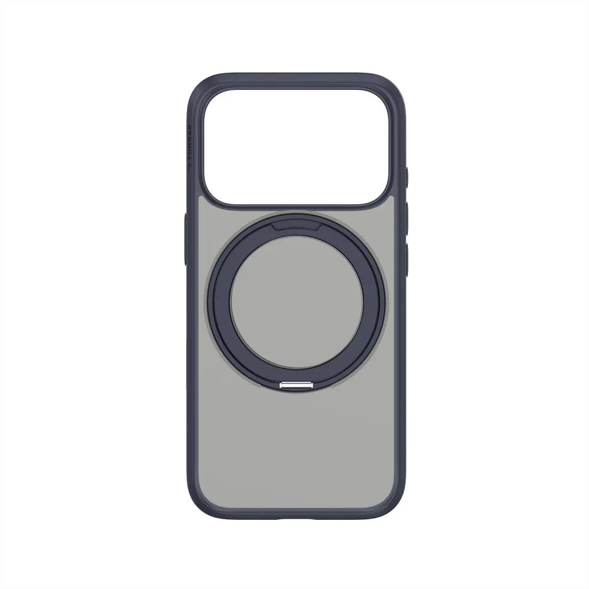 Torras UPRO Ostand Pro Backcover – für Apple iPhone 17 Pro, MagSafe, mit Ständer, PC+TPU, schwarz