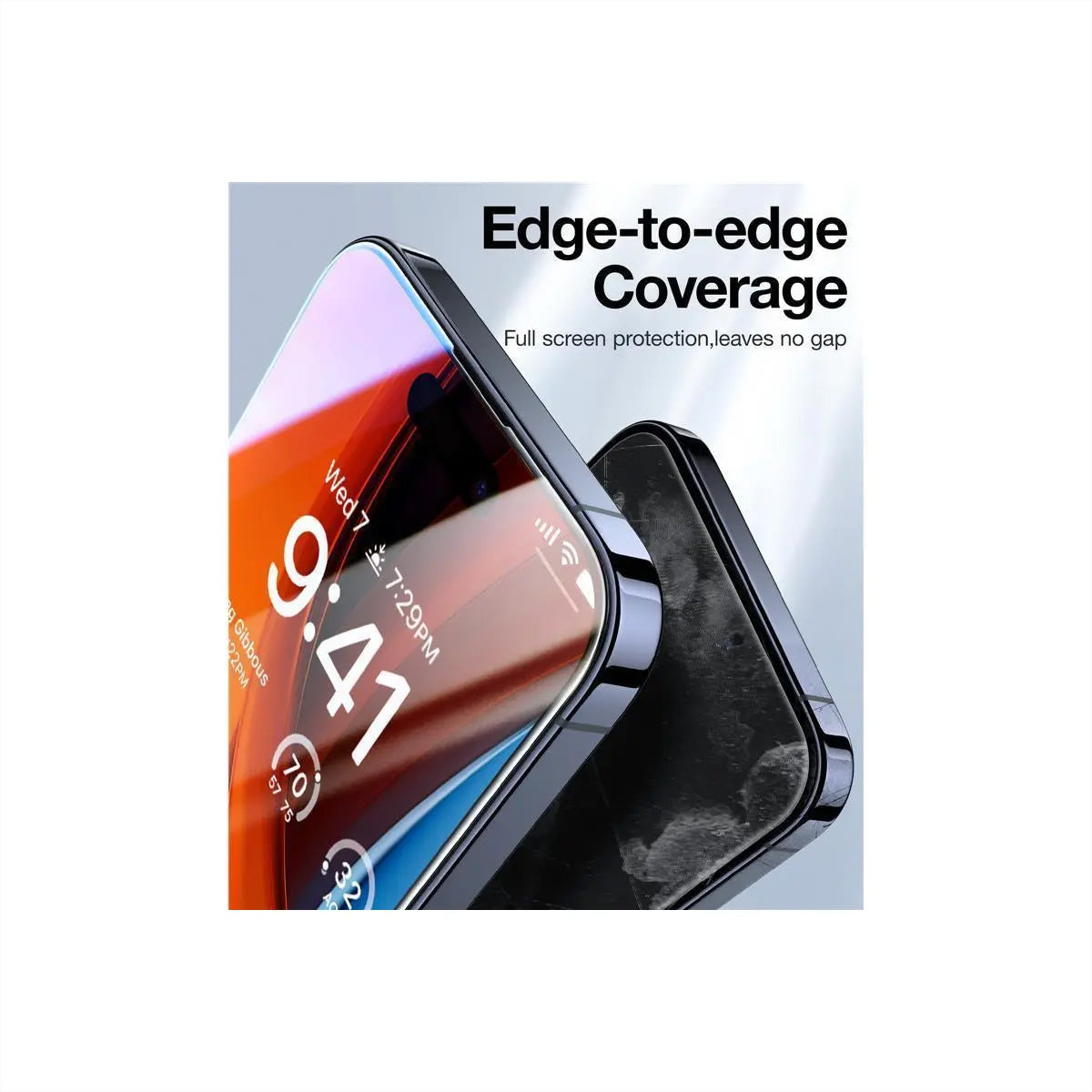 Torras Privacy-Filter (Panzerglas) – für iPhone 15 Pro Max – mit Applikator