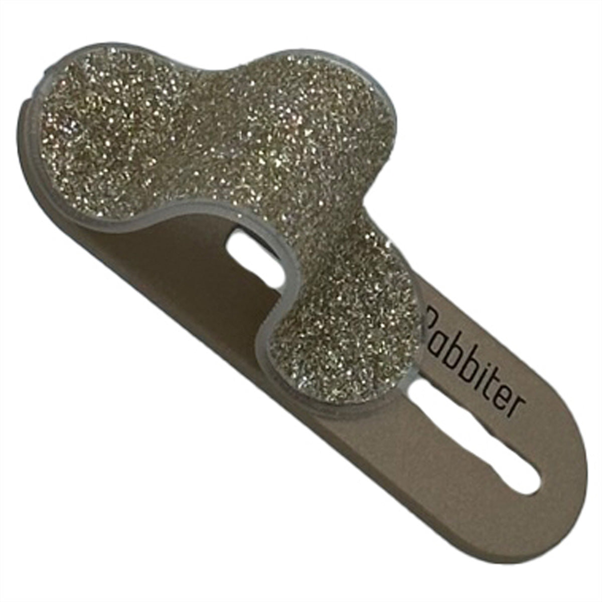 Rabbiter Grip – Foto-/Video-Griff – Aufstellfunktion, wiederverwendbar – Aufkleben – für Smartphones – Gold