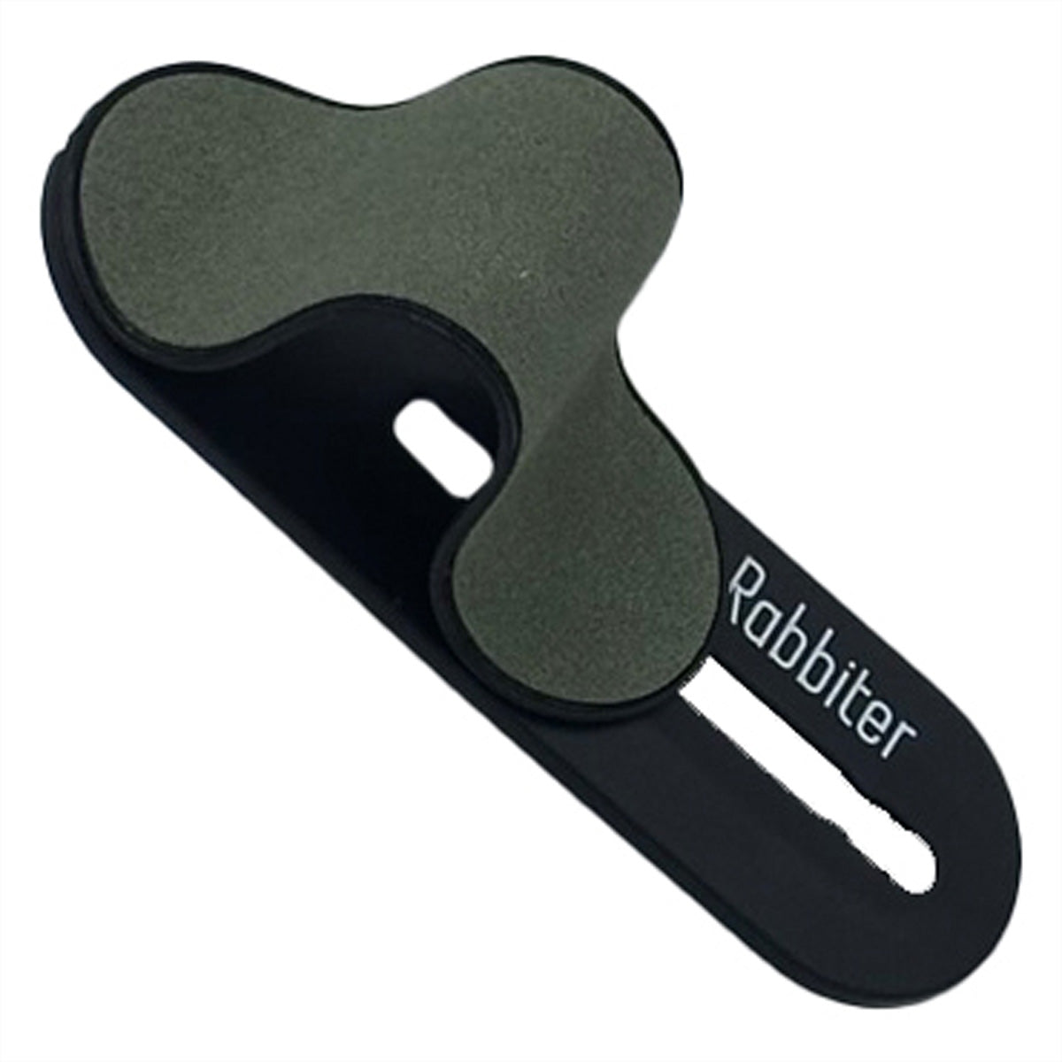 Rabbiter Grip – Smartphone-Griff – Aufklebbar, aufstellbar, induktiv ladbar – Grün