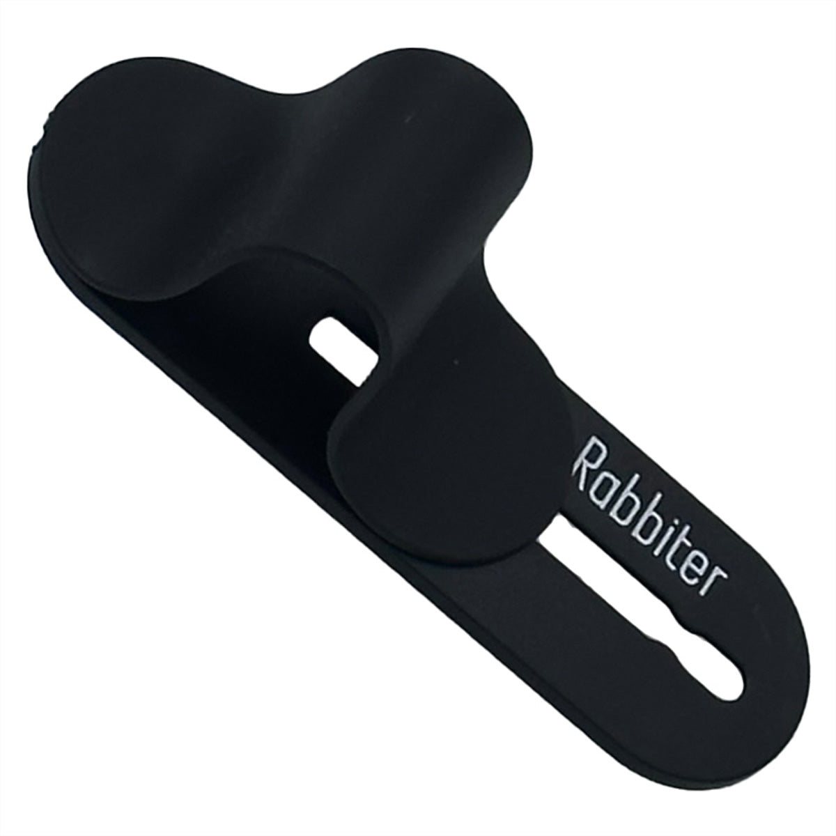 Rabbiter Grip – Smartphone-Griff, Aufklebbar – Schwarz