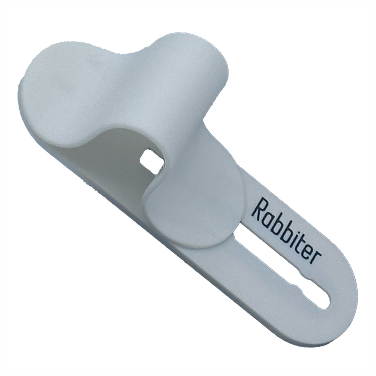 Rabbiter Grip Sports – Smartphone-Grip – aufstellbar, induktiv ladbar – zum Aufkleben – Weiss