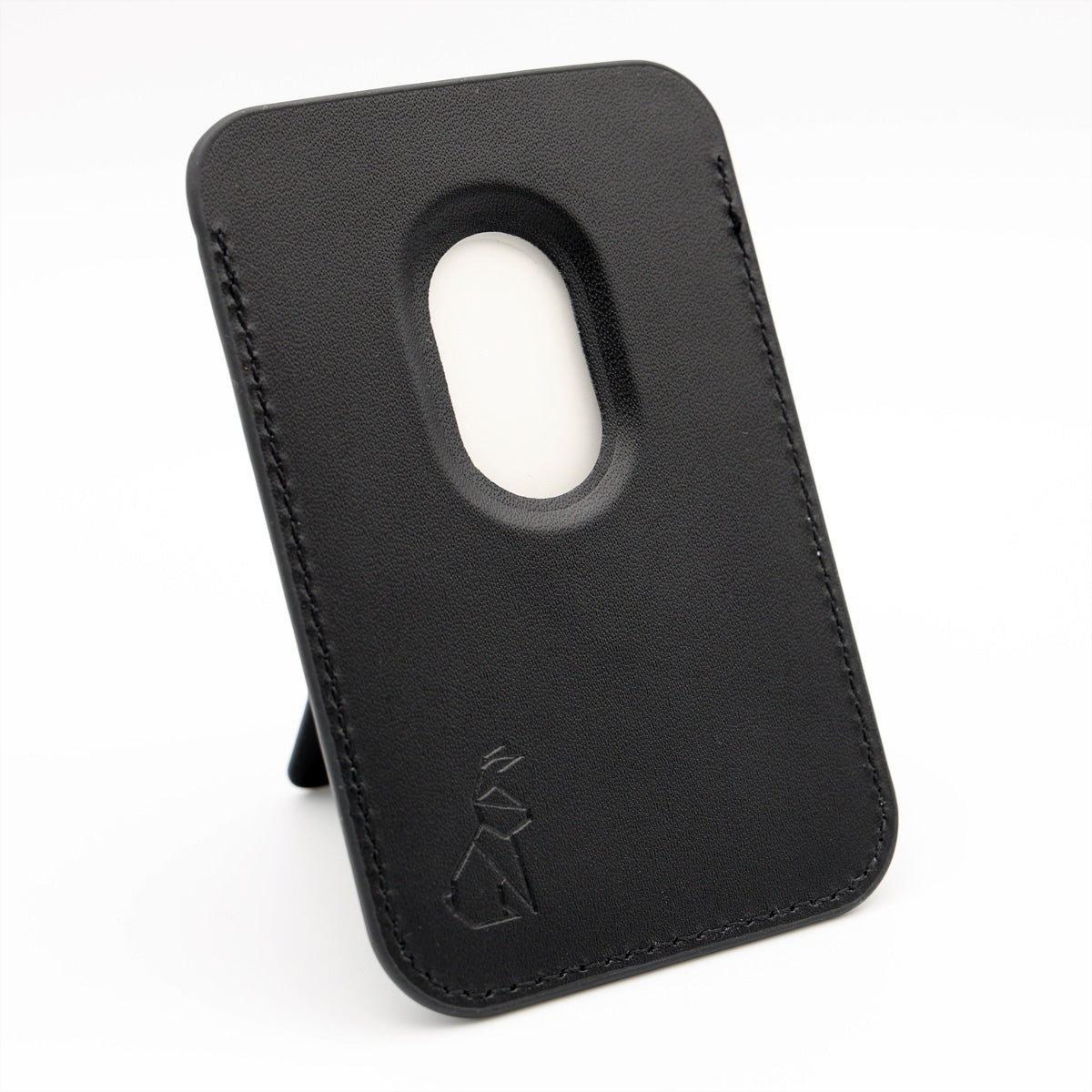 Rabbiter MagCardStand – Kartenhalter/Wallet – magnetisch – für Smartphones – Schwarz