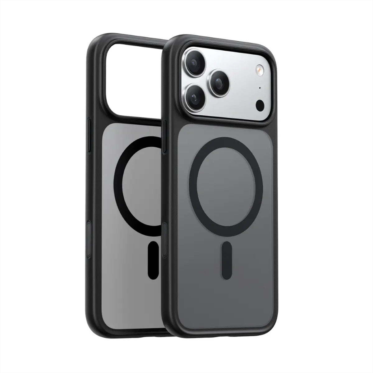 Torras Guardian – Backcover – für Apple iPhone 17 Pro, MagSafe, TPU+Kunststoff, Schwarz