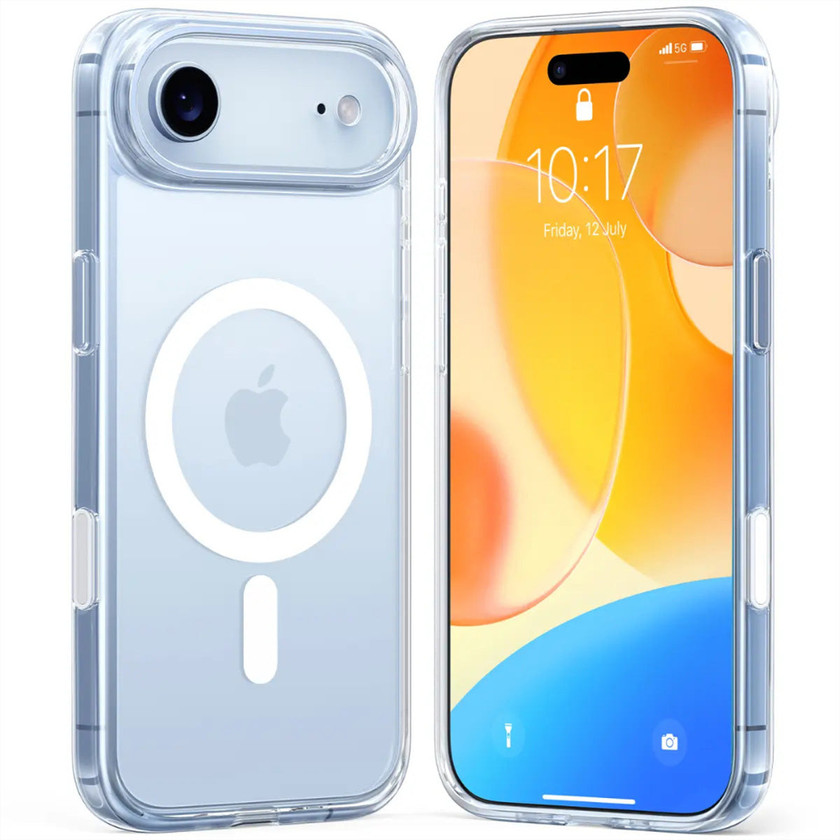 Torras Guardian Backcover – für Apple iPhone 17 Air, MagSafe, TPU+Kunststoff, Transparent