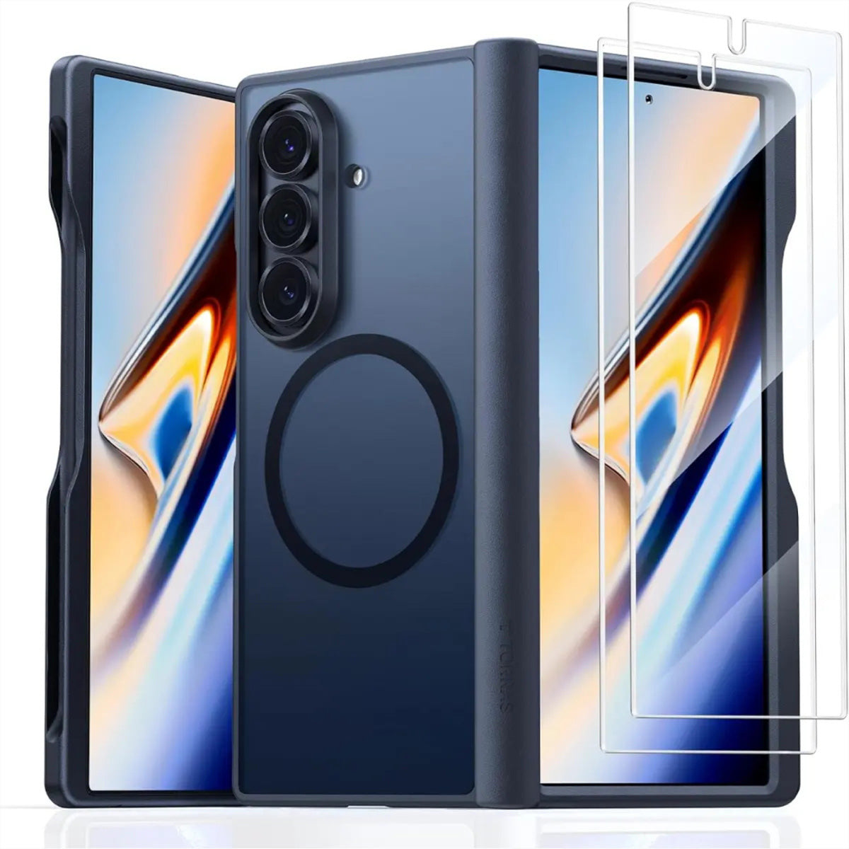 Torras Guardian – Backcover – für Samsung Galaxy Z Fold7, MagSafe, Kunststoff, Schwarz
