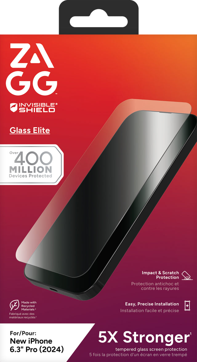 ZAGG Displayschutz Glas Elite – gehärtetes Glas