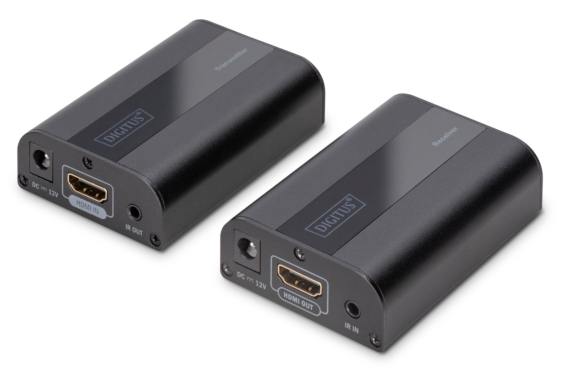 Digitus HDMI-Extender-Set – 4K UHD, kabelgebunden, HDMI – Schwarz