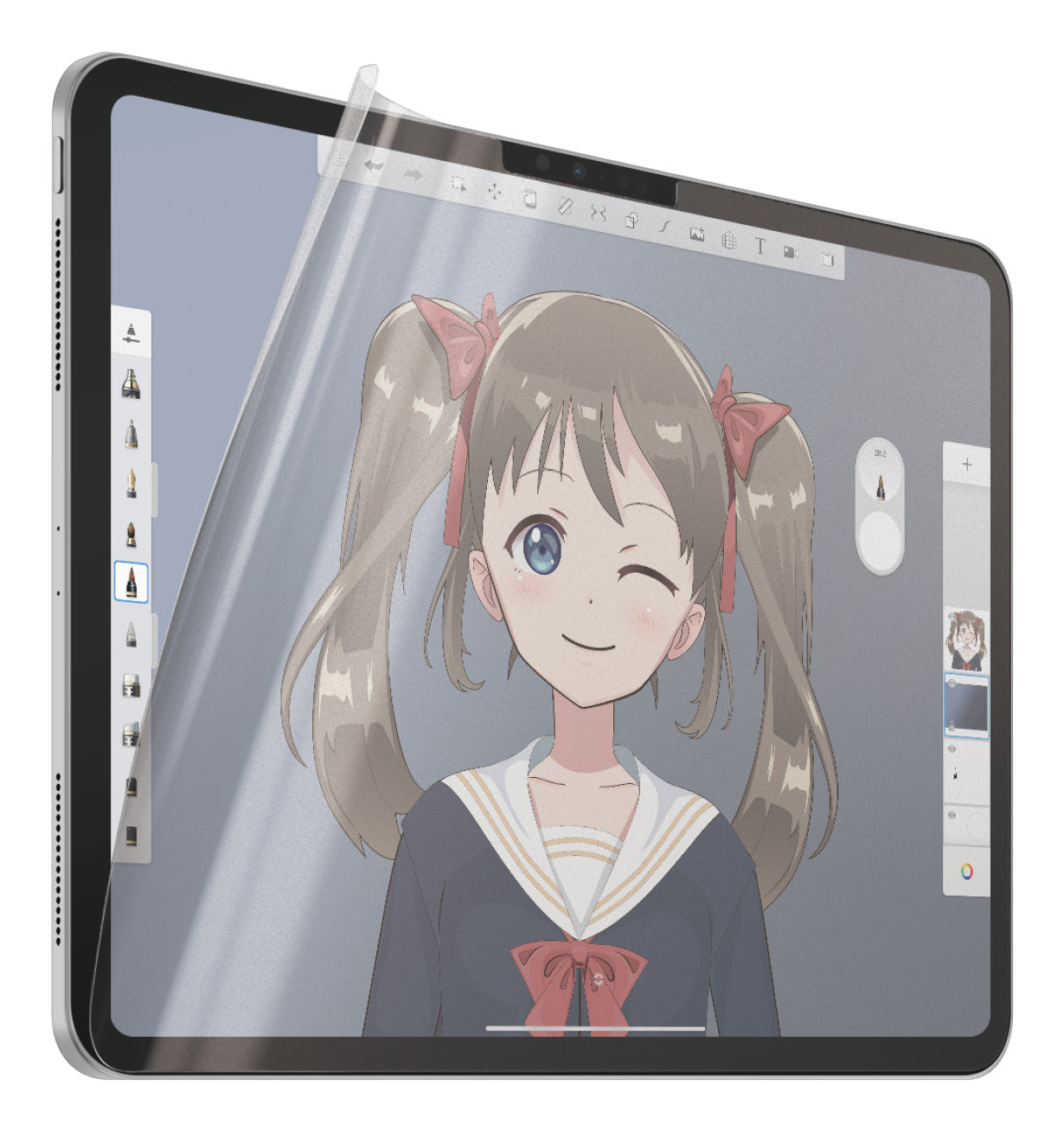 PanzerGlass GraphicPaper UWF Displayschutzfolie – für iPad Pro 11″, Stossschutz