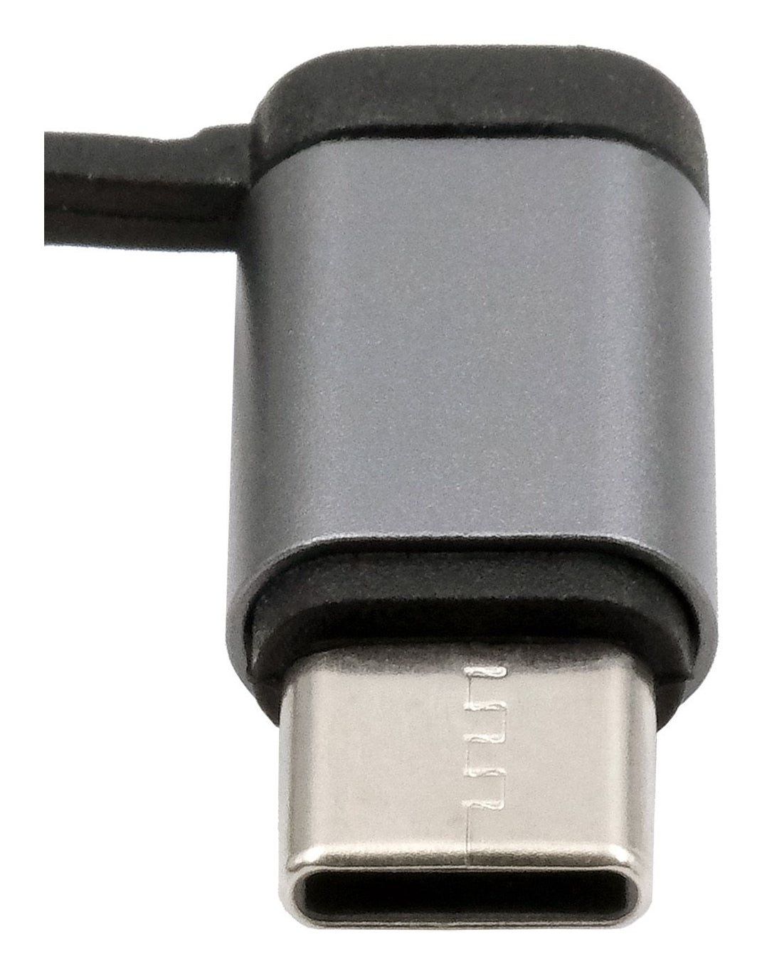 EXSYS Multi-Kabel – 3-in-1 USB-A auf USB-C/Lightning/Micro-USB 1 m, Schwarz – für iPhone/Android