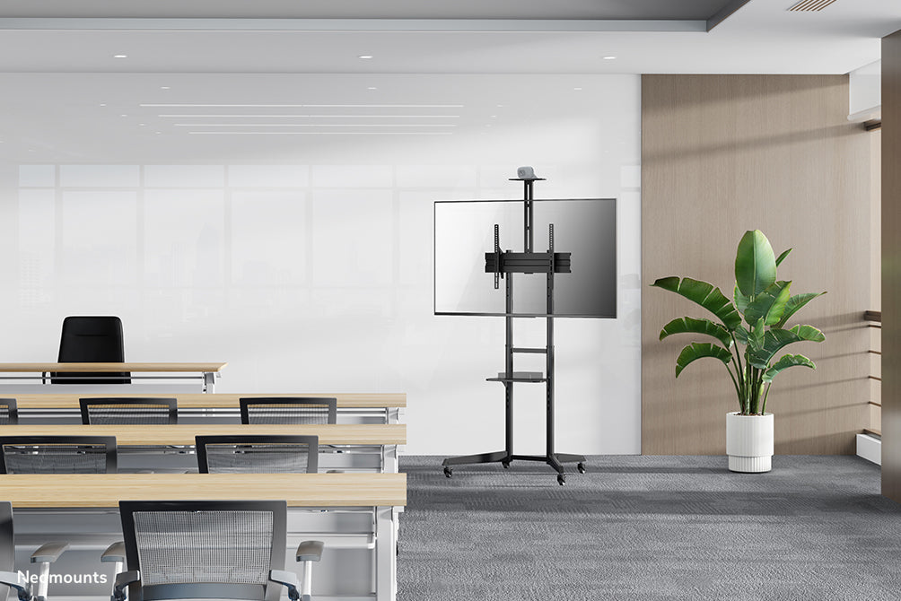 Neomounts FL50-550BL1 – Trolley, höhenverstellbar, für 37–70", bis 50 kg, weiss