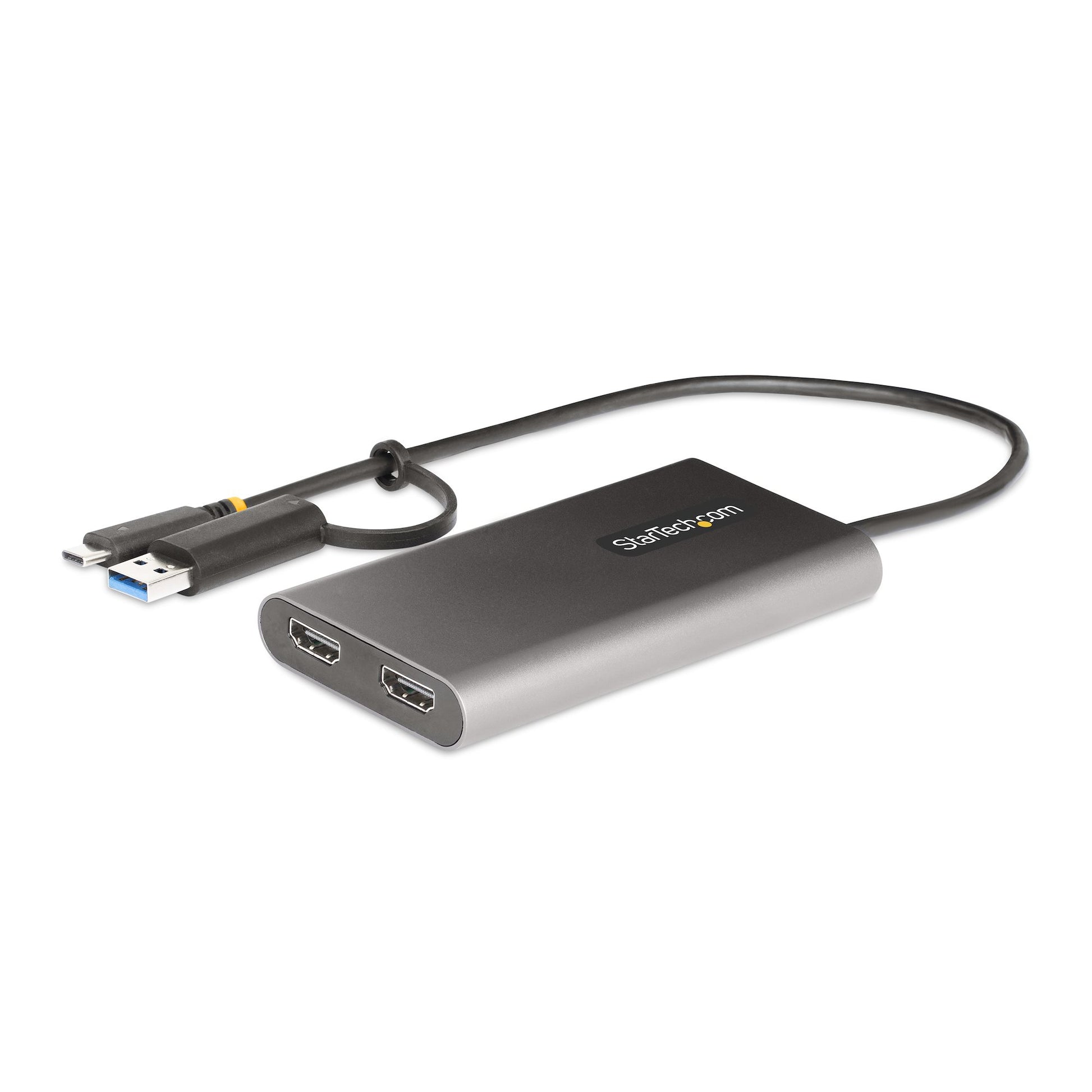 StarTech.com USB-C Multi-Monitor-Adapter USB-C zu 2× HDMI – 4K @ 60 Hz, 0,3 m, für Windows/Mac/Linux