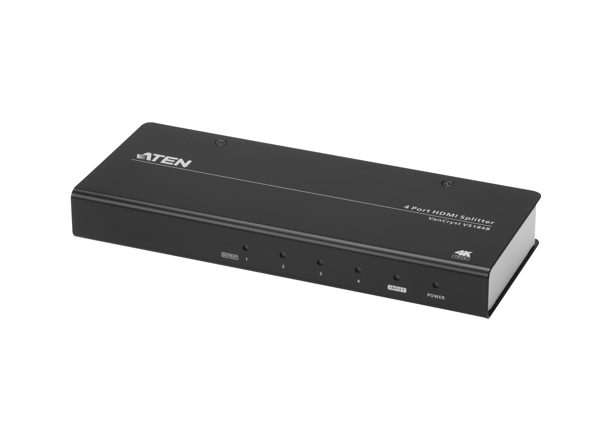 ATEN VS184B – HDMI Splitter, 1× HDMI Eingang / 4× HDMI Ausgang, 1600 × 1200, HDCP 2.2, externes Netzteil