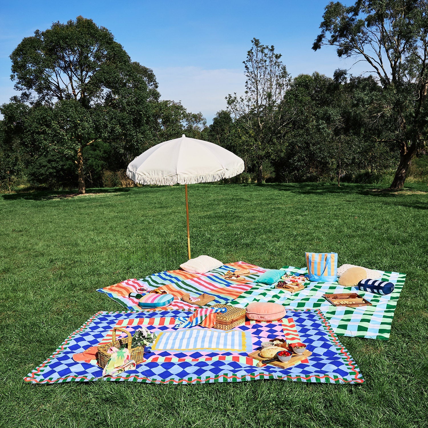 Dock & Bay Wohndecke – Polyester, Mehrfarbig, Muster – 170 × 240 cm