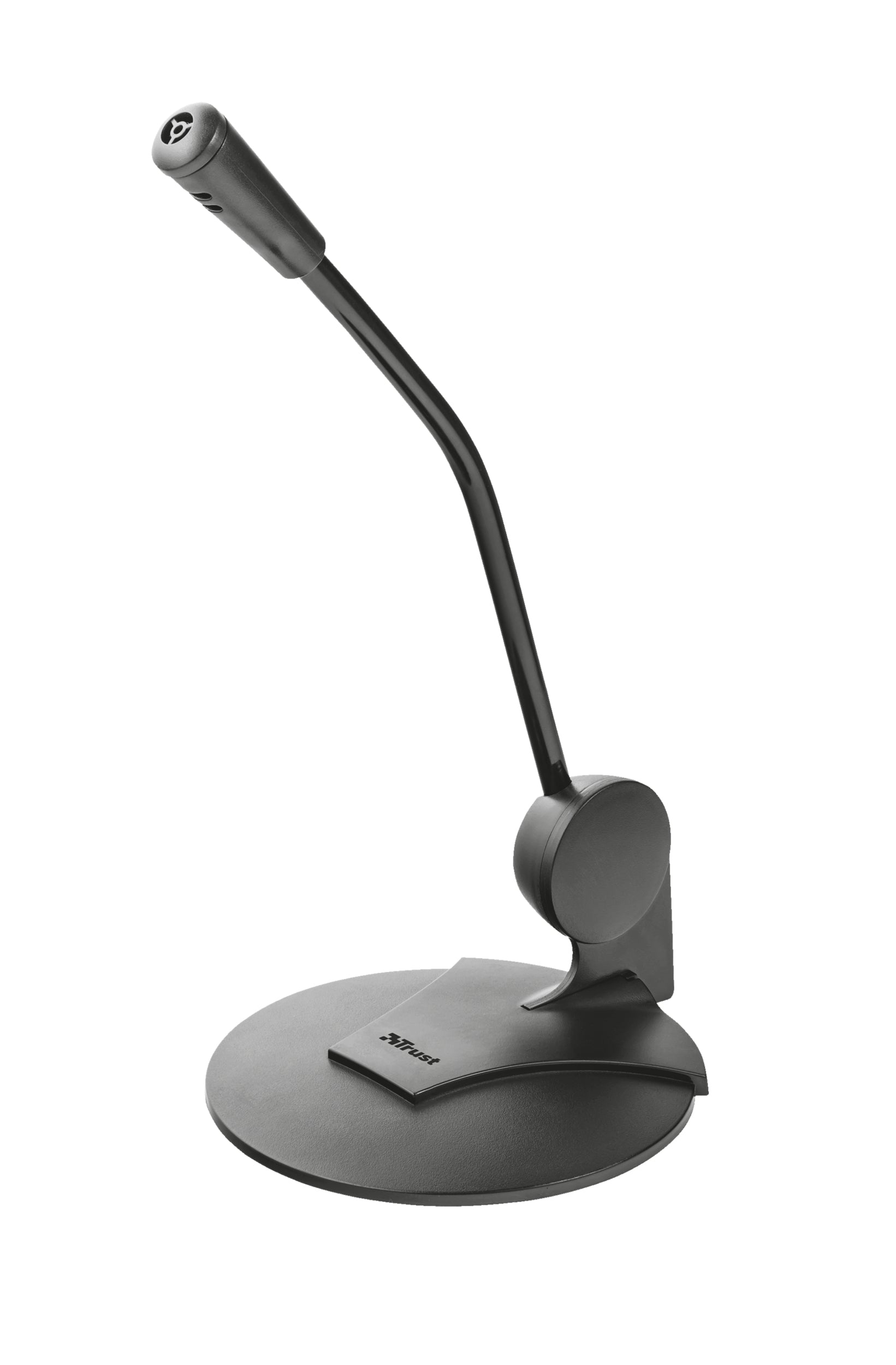 Trust Primo – Tischmikrofon – 3,5 mm Klinke, kabelgebunden, Niere, 100–12'000 Hz, Schwarz