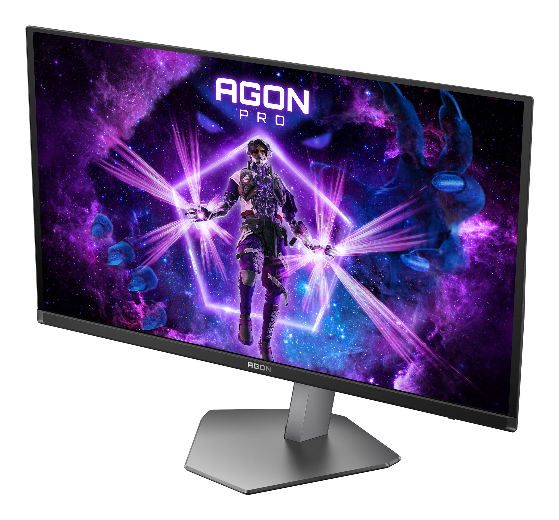 AOC AG276QKD2 – Monitor, 26,5", IPS, 500 Hz, USB-C, Gebogen, Eingebaute Lautsprecher, Adaptive Sync, Schwarz