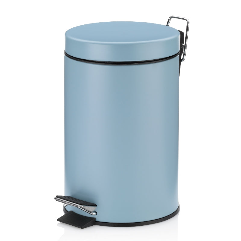 Kela Kosmetikeimer – 3 l – Metall, rund – hellblau
