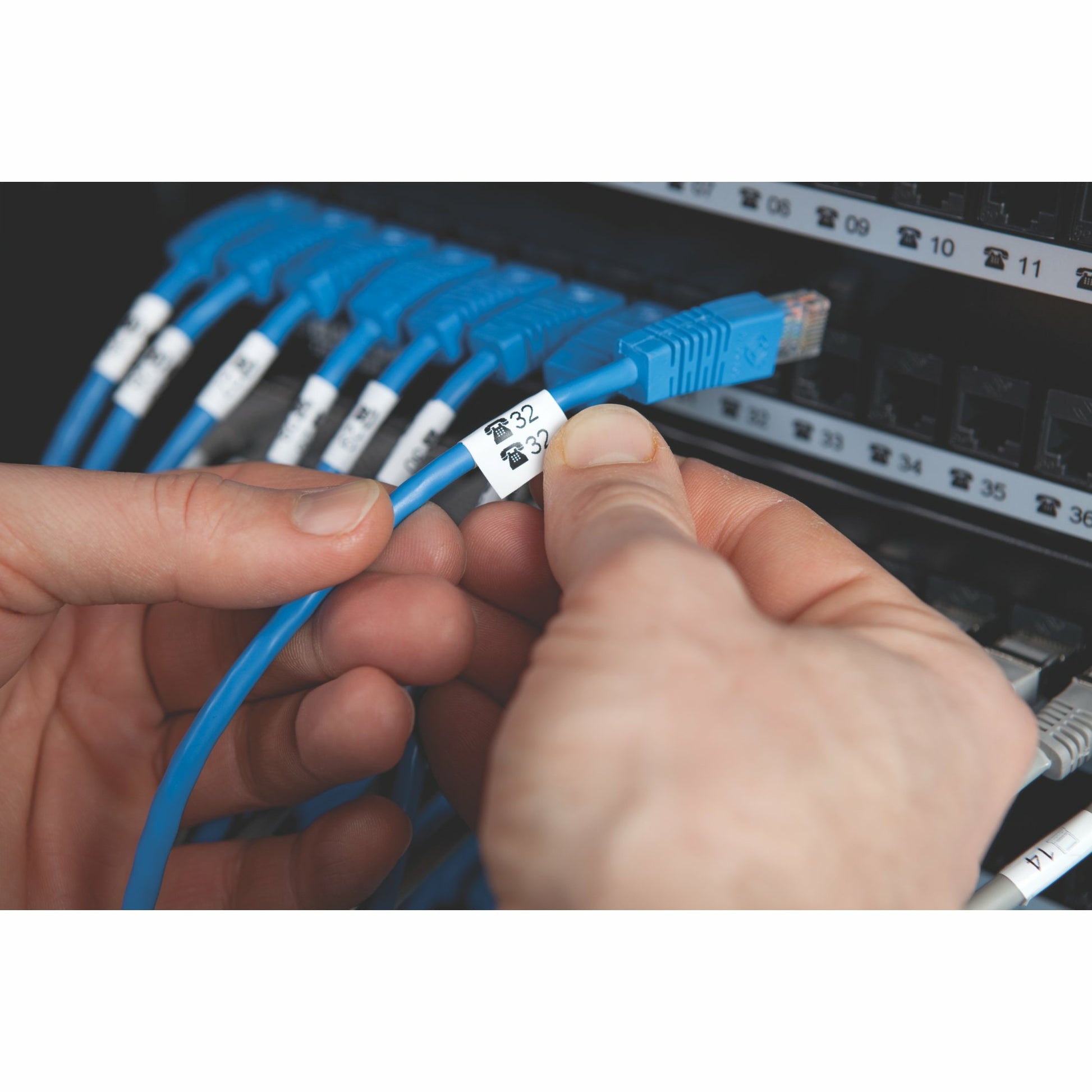 DYMO Schriftband – 12 mm × 3,5 m, weiss, schwarz – für DYMO Rhino: 3000, 4200, 5000 und weitere