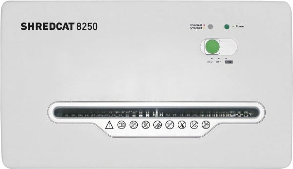 Ideal 8250/CC4X40 – Aktenvernichter, DIN P-4, Partikelschnitt 4 × 40 mm, 8 Blatt, 20 l