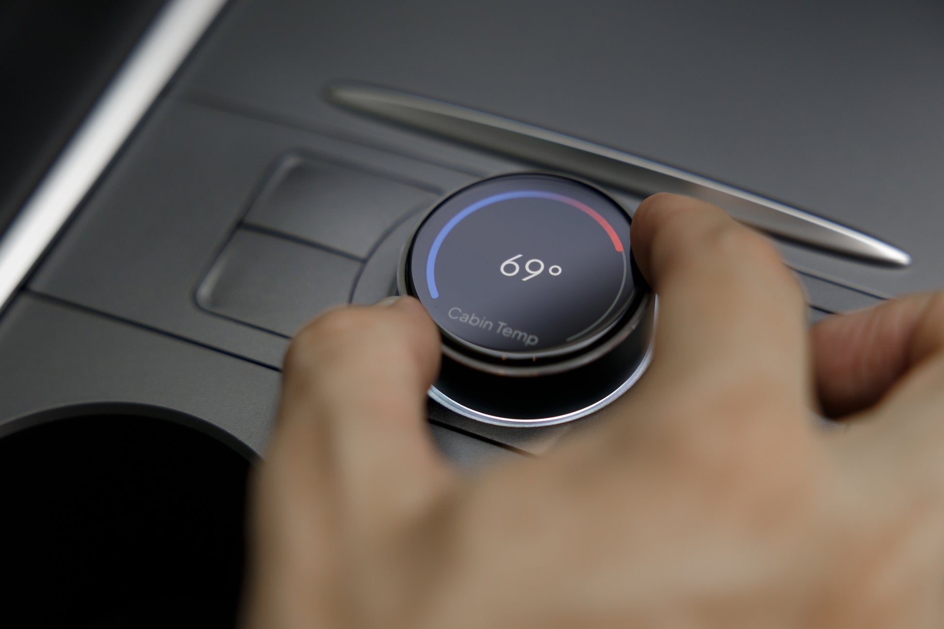 Enhance Drehschalter – für Tesla (S/3/X/Y) – 1 Stk. – schwarz
