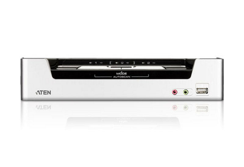 ATEN KVM-Switch 2×1, HDMI, Audio 2.1