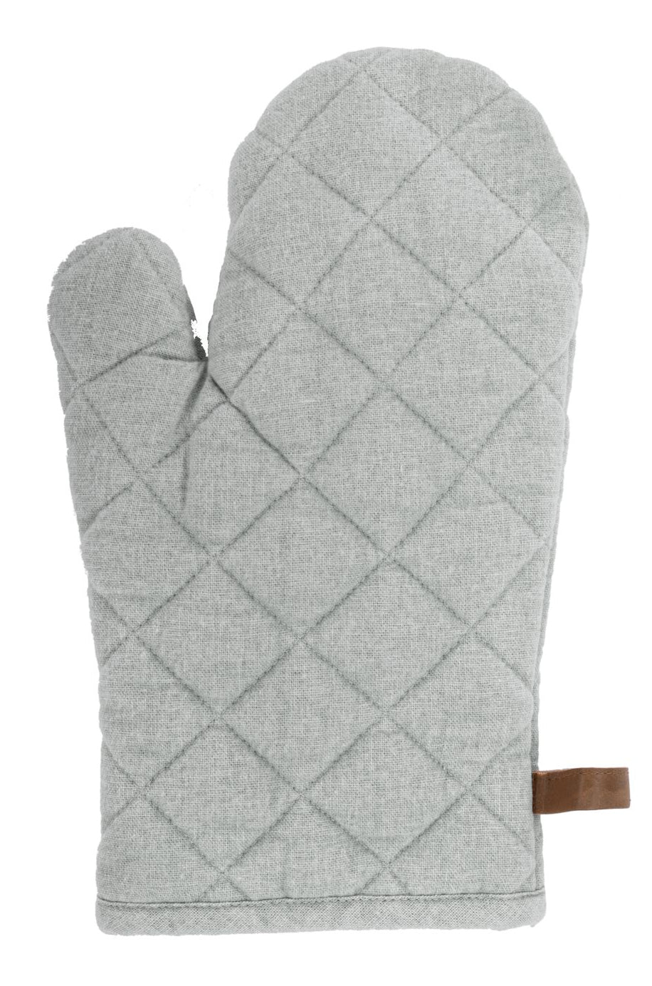 Tiseco Ofenhandschuh 18 × 28 cm, Baumwolle, grau