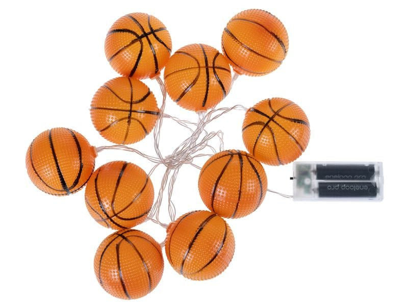 COCON Lichterkette – Starterset, 165 cm, Warmweiss, Orange, 10 LEDs, Batteriebetrieb, Timer
