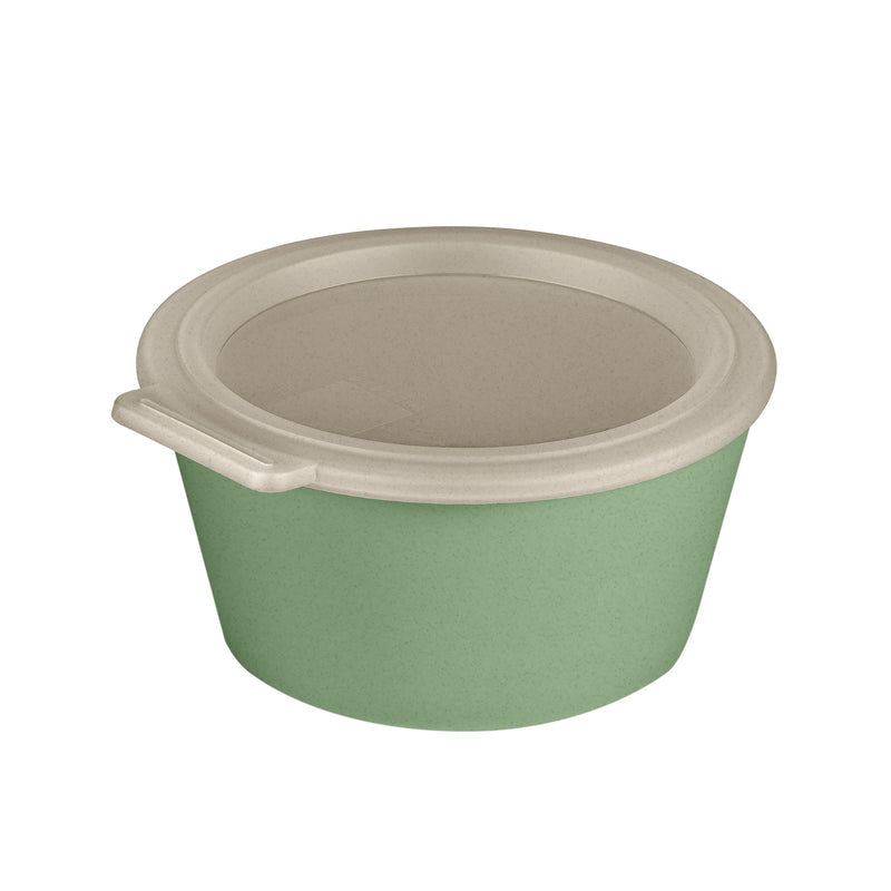 Koziol Salatschüssel – 700 ml, Kunststoff (biozirkulär), mit Deckel, spülmaschinenfest