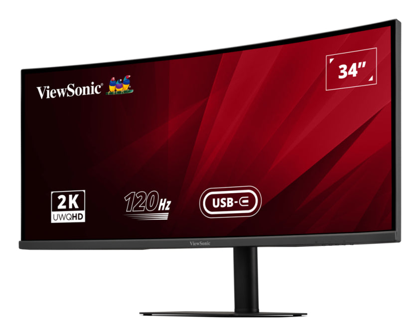 ViewSonic VA3420C – Monitor, 34" 3440 × 1440, VA, Gebogen
