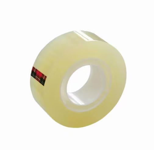 Scotch 550 Klebefilm Klar – 19 mm × 33 m, Transparent, PP, 8 Rollen