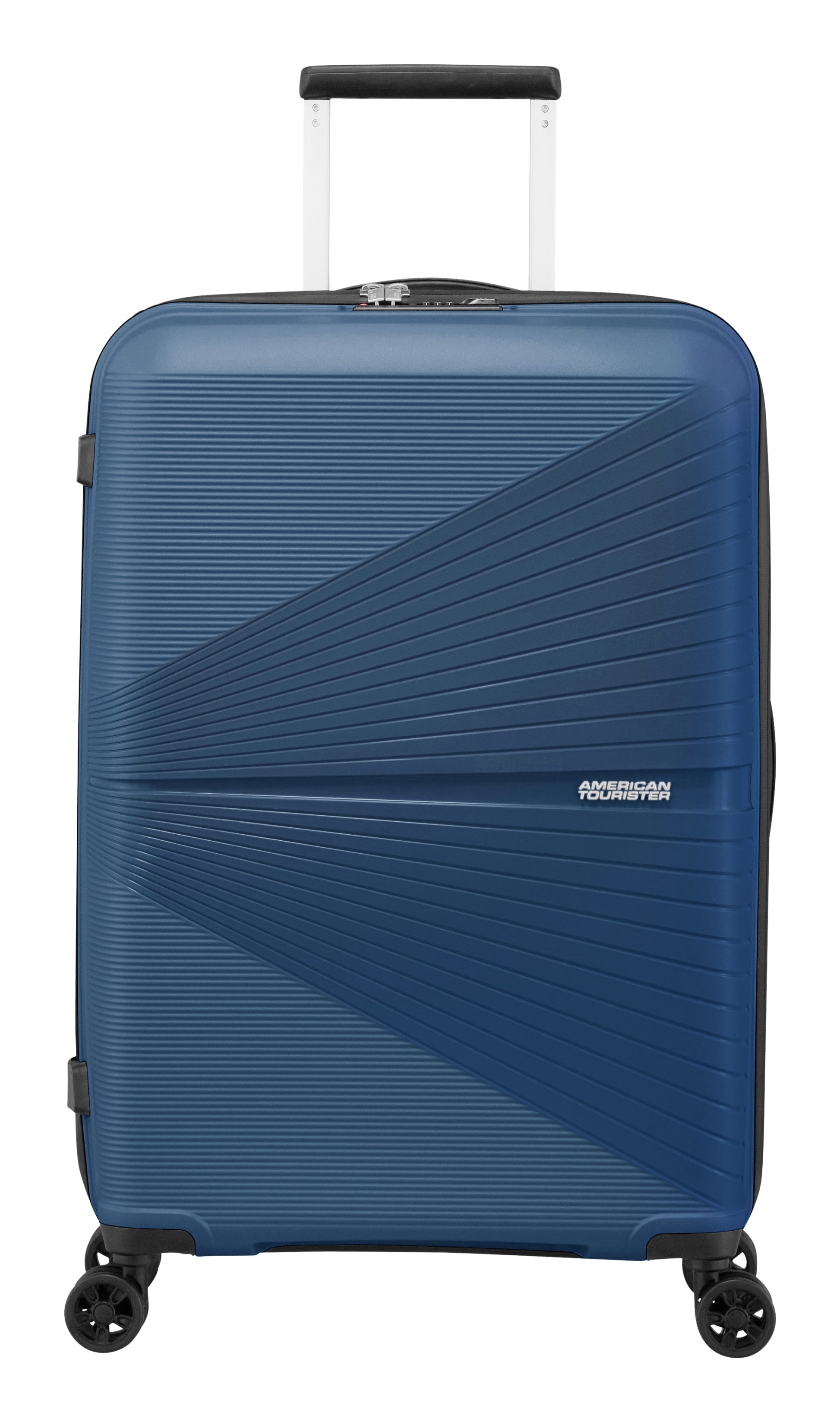 American Tourister Trolley – 67 l, Hartschale, 4 Doppelrollen, mit TSA, Midnight Navy, 44,5 × 67 × 26 cm